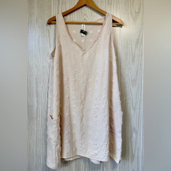 Blooming Jelly Casual Sun Dress Swiss Polka Dot Beach Tank Dress Size Small NWT - Picture 8 of 9